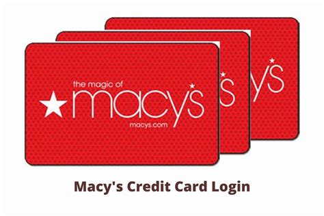 macy's credit card login.